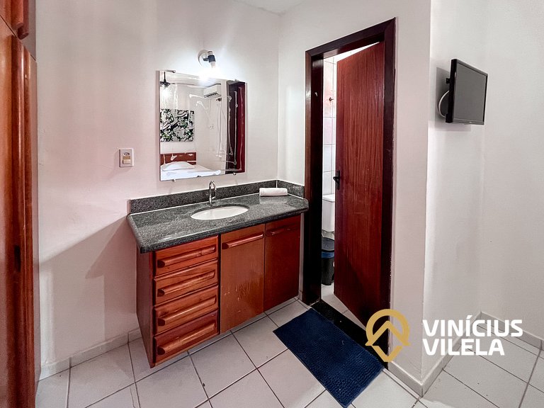 Casa com 3 suítes (todas com ar), internet privativa 300MBPS