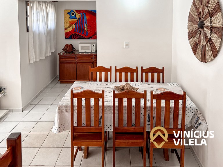 Casa com 3 suítes (todas com ar), internet privativa 300MBPS
