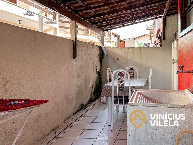 Casa com 3 suítes (todas com ar), internet privativa 300MBPS