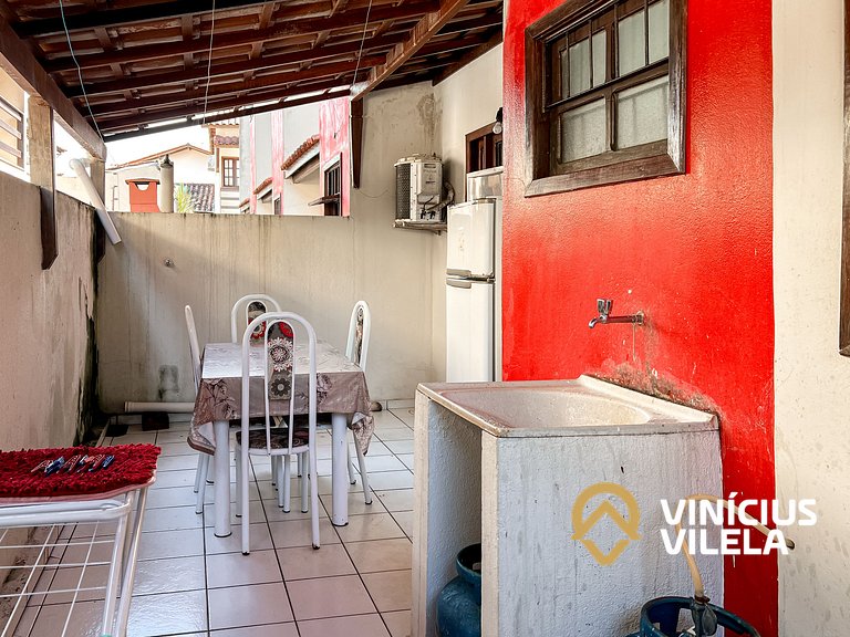 Casa com 3 suítes (todas com ar), internet privativa 300MBPS