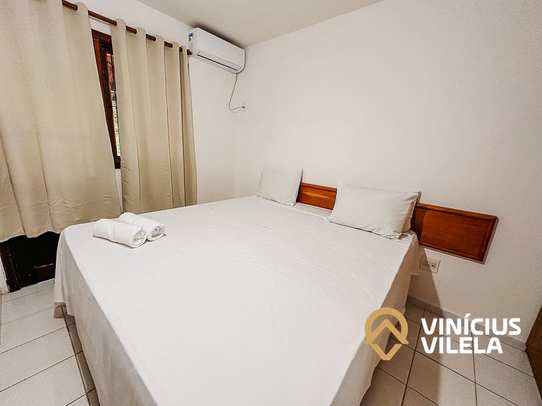 Casa com 3 suítes ambas com ar condicionado e TV, gourmet pr