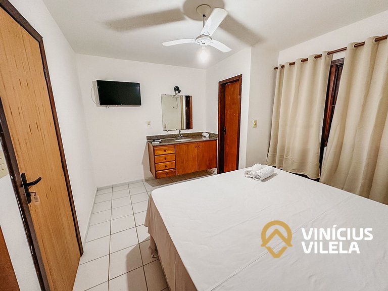Casa com 3 suítes ambas com ar condicionado e TV, gourmet pr