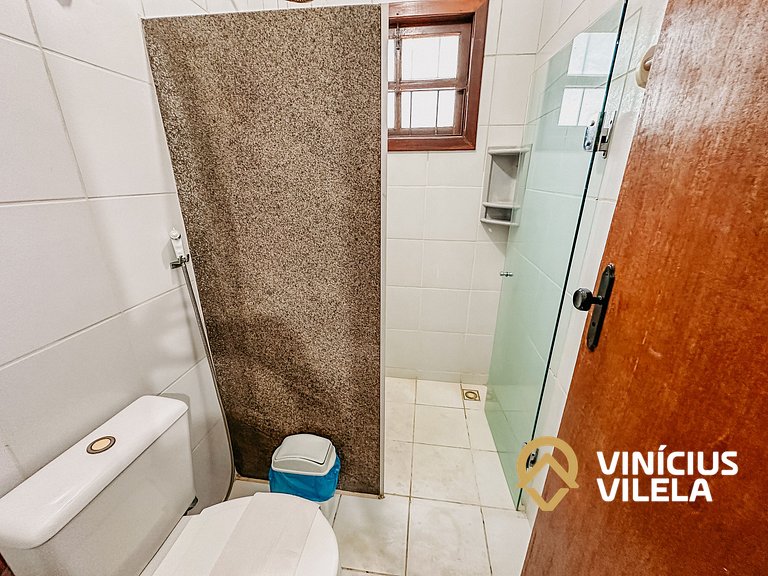 Casa com 3 suítes ambas com ar condicionado e TV, gourmet pr