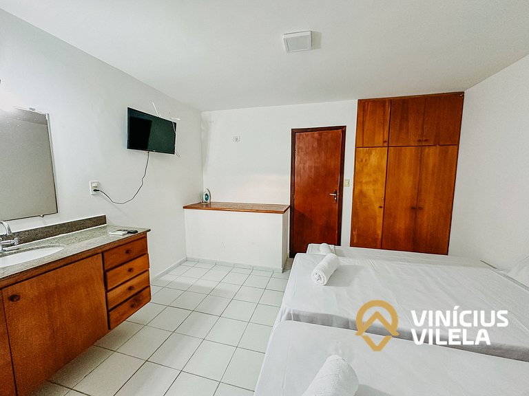 Casa com 3 suítes ambas com ar condicionado e TV, gourmet pr