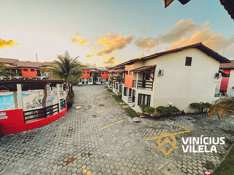 Casa com 3 suítes ambas com ar condicionado e TV, gourmet pr