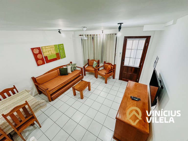 Casa com 3 suítes ambas com ar condicionado e TV, gourmet pr