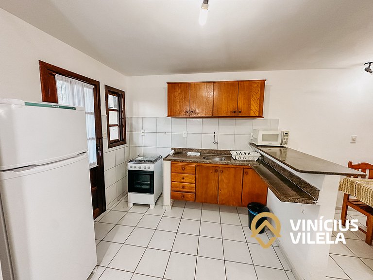 Casa com 3 suítes ambas com ar condicionado e TV, gourmet pr