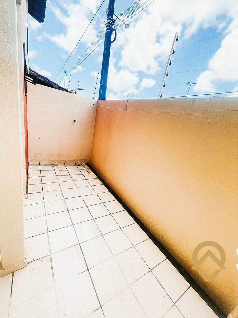 Casa com 2 suítes ambas com ar condicionado e TV, e internet