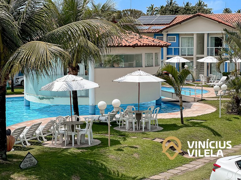 Taperapuã | Flat com Piscina e Sauna