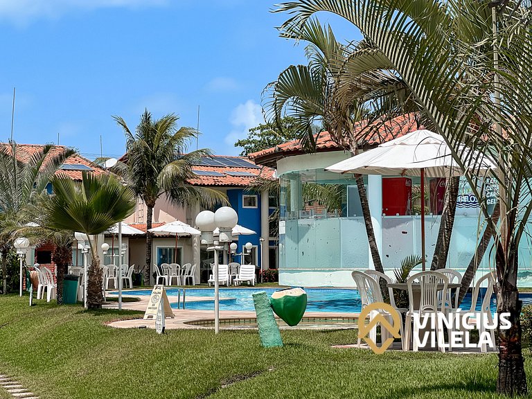 Taperapuã | Flat com Piscina e Sauna
