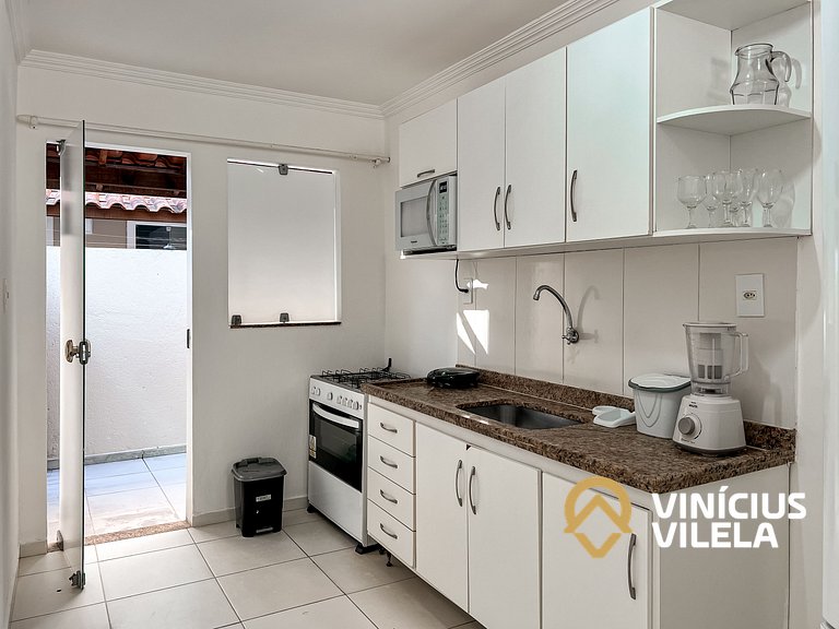 Casa com 3 suítes todas com ar condicionado, sala climatizad