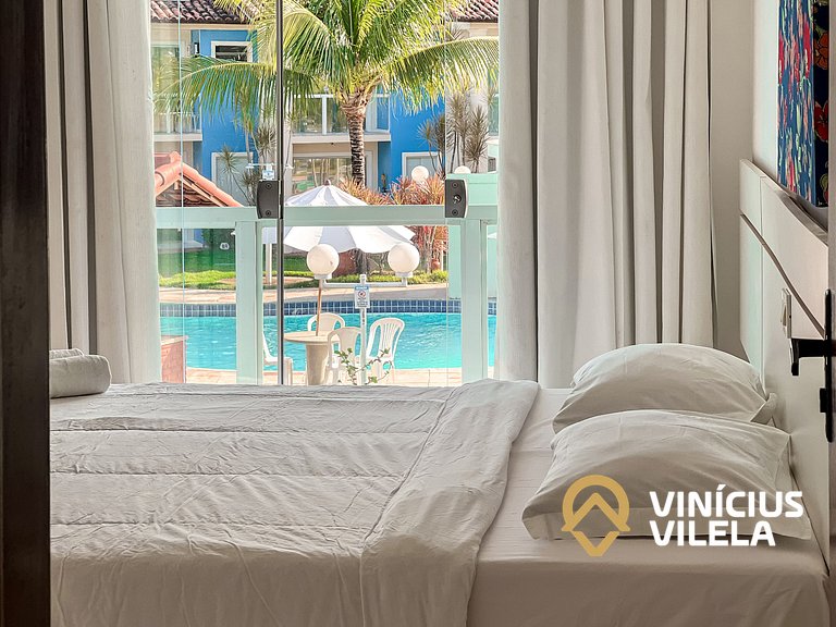 Casa com 3 suítes todas com ar condicionado, sala climatizad