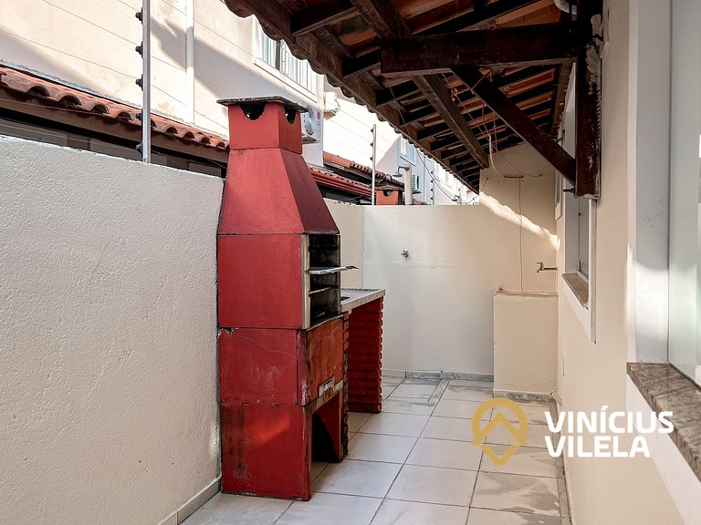 Casa com 3 suítes todas com ar condicionado, sala climatizad