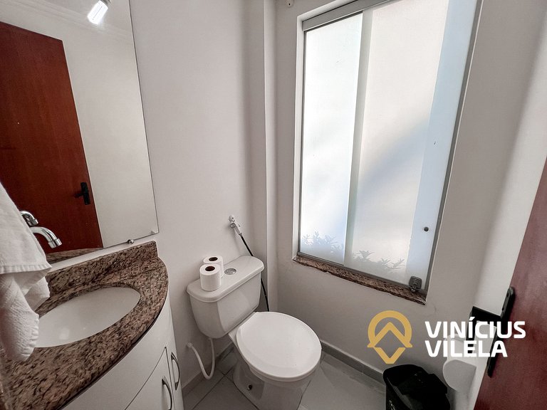 Casa com 3 suítes todas com ar condicionado, sala climatizad