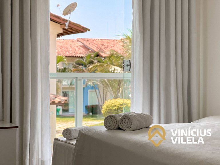 Casa com 2 suítes todas com ar condicionado, sala climatizad