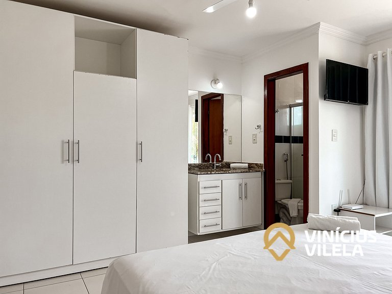 Casa com 2 suítes todas com ar condicionado, sala climatizad
