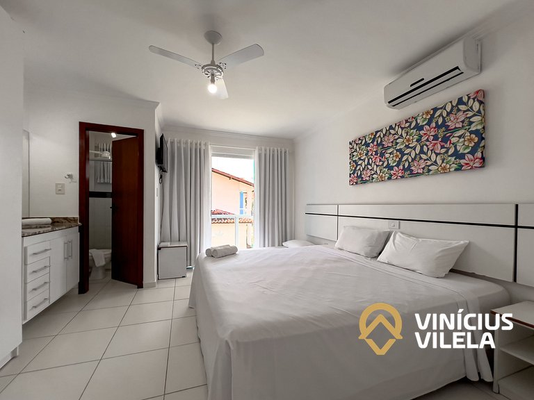 Casa com 2 suítes todas com ar condicionado, sala climatizad