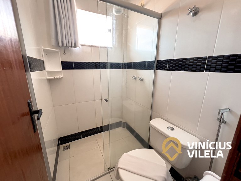 Casa com 2 suítes todas com ar condicionado, sala climatizad