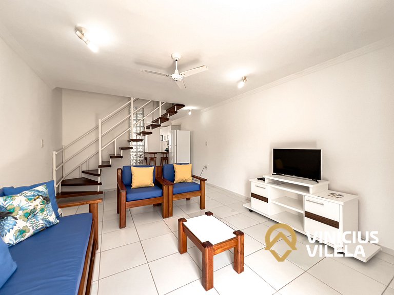 Casa com 2 suítes todas com ar condicionado, sala climatizad