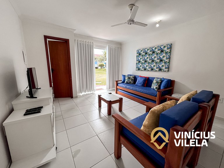 Casa com 2 suítes todas com ar condicionado, sala climatizad