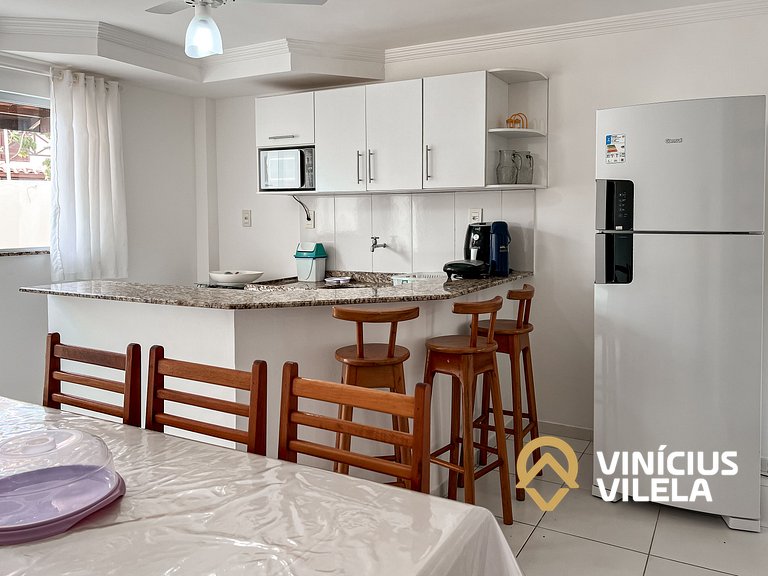 Casa com 2 suítes todas com ar condicionado, sala climatizad