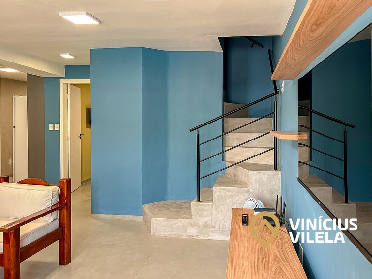 Casa toda reformada com 3 suítes (todas com ar), internet pr