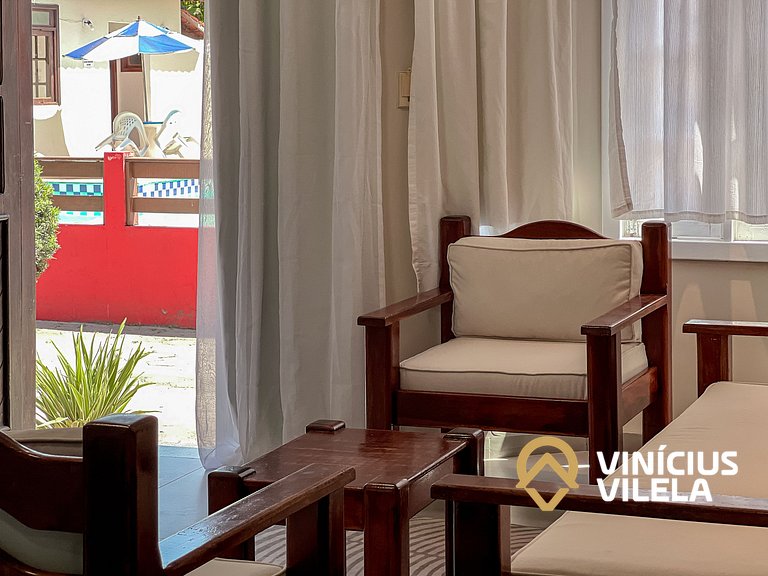 Casa toda reformada com 3 suítes (todas com ar), internet pr