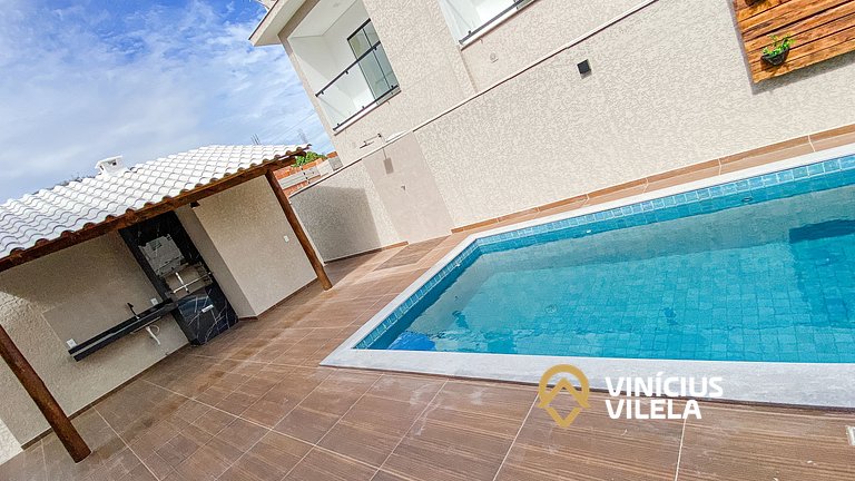 Casa 3 Suítes | Perto da Praia de Taperapuã