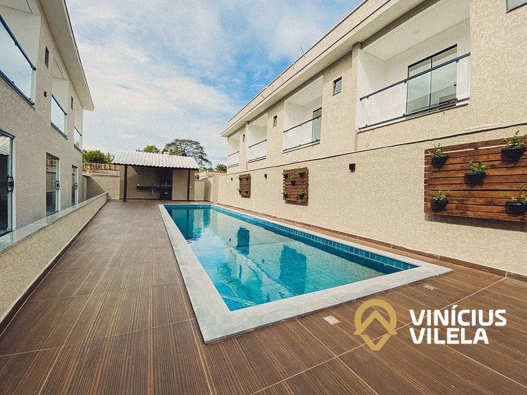 Casa 3Q toda clmatizada, Praia de Taperapuã