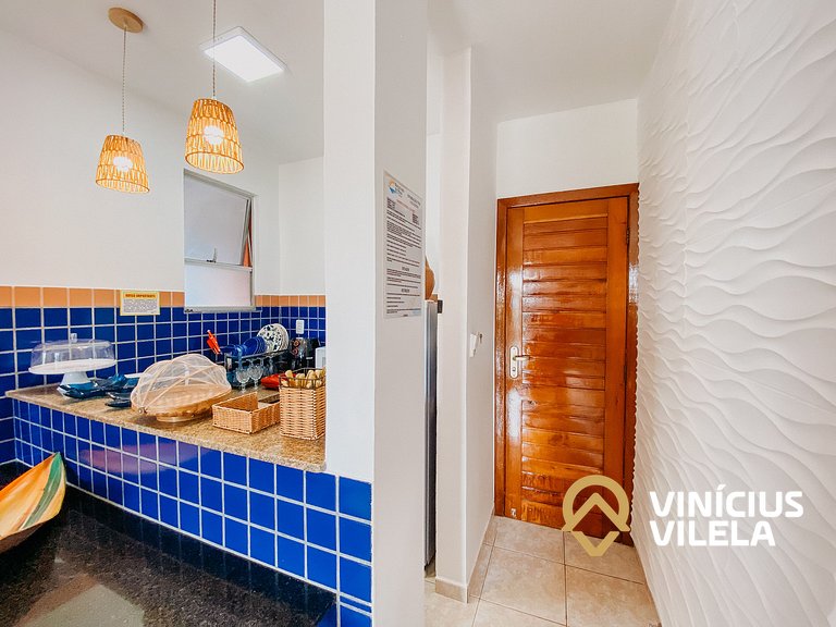 Flat 1 com quarto, todo reformado e bem equipado pavimento s