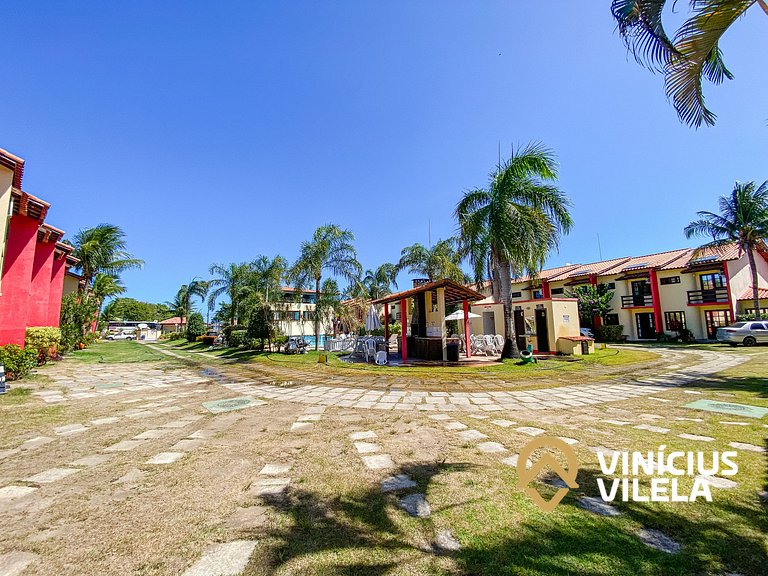 Casa com 3 Suites (todas com ar condicionado), internet priv