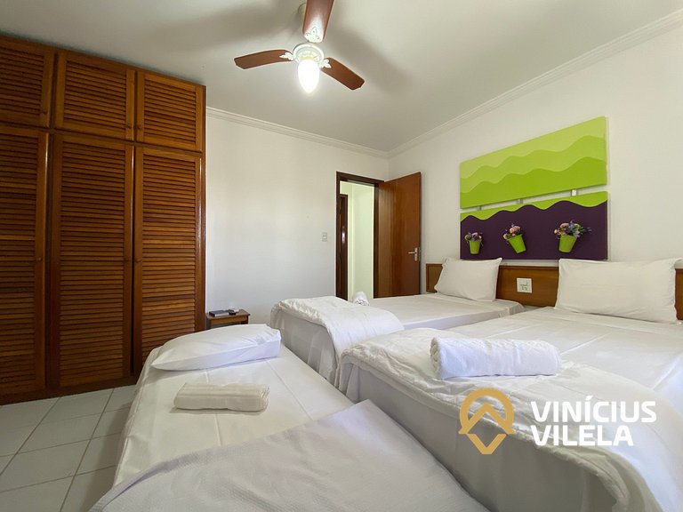 Casa com 3 Suites (todas com ar condicionado), internet priv