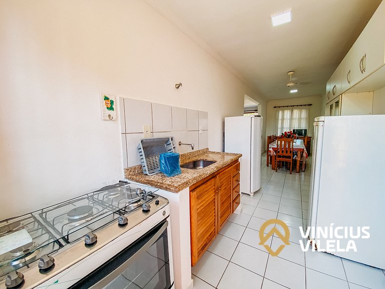 Casa com 3 Suites (todas com ar condicionado), internet priv