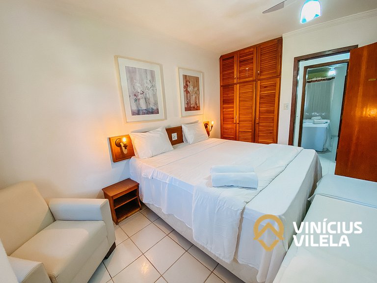 Casa com 2 Suites (todas com ar condicionado), internet priv