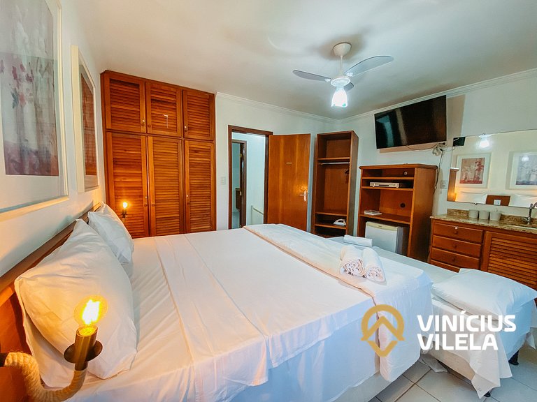 Casa com 2 Suites (todas com ar condicionado), internet priv