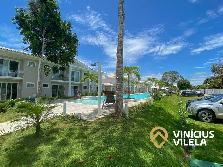 Casa com 3 suítes, sala climatizada, área gourmet privativa,