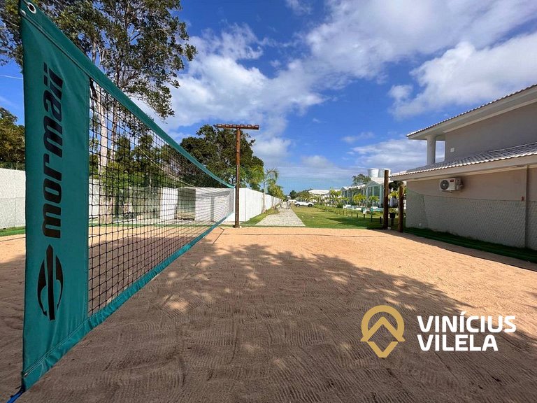 Casa com 3 suítes, sala climatizada, área gourmet privativa,