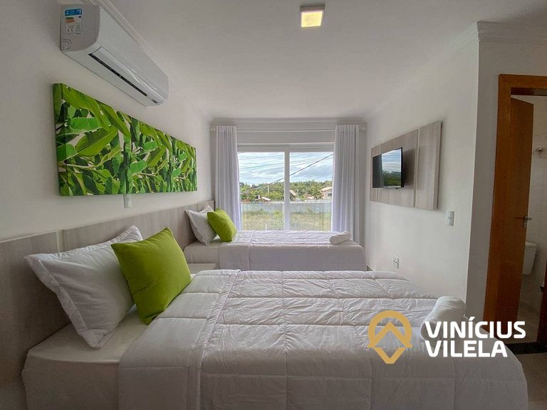 Casa com 3 suítes, sala climatizada, área gourmet privativa,
