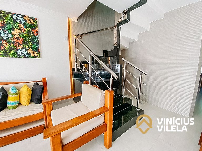 Casa toda reformada com 3 suítes (todas com ar condicionado)
