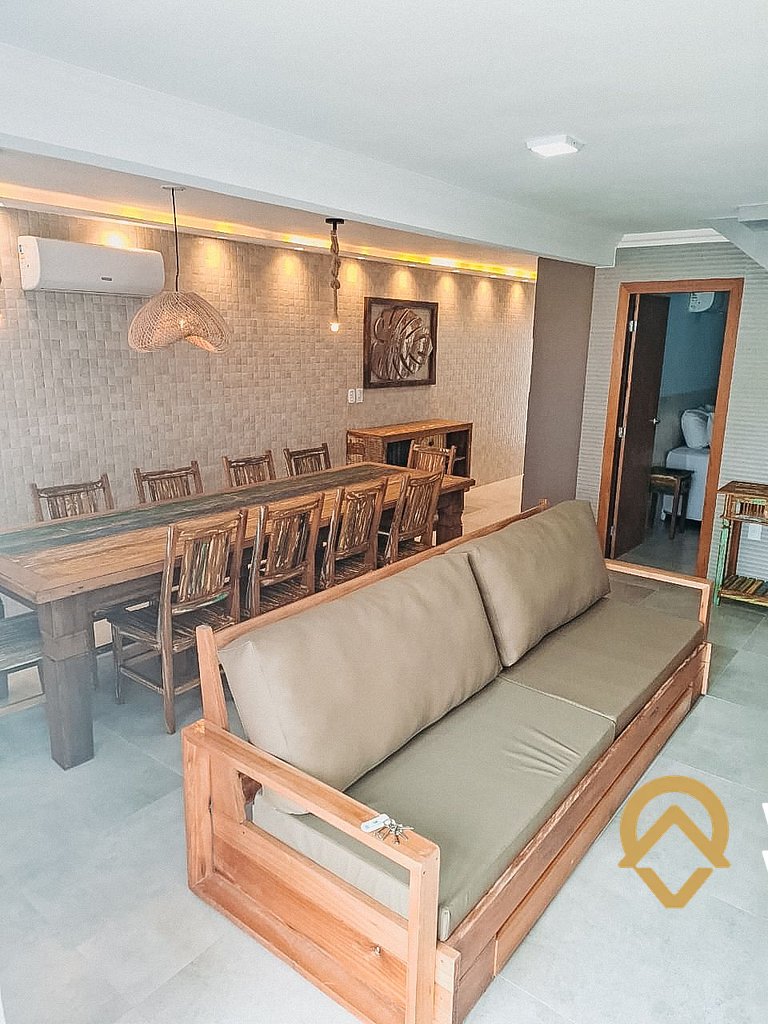 Casa com 3 suítes, sala climatizada, área gourmet privativa,