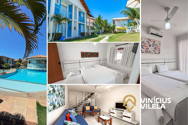 Casa com 2 suítes todas com ar condicionado e internet priva