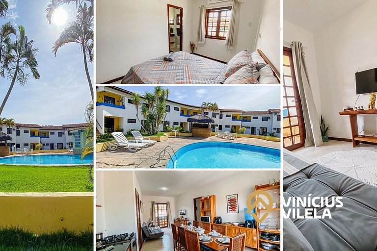 Apê Pavimento superior com 3 quartos (ambos com ar condicion