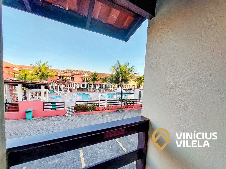 Casa com 2 suítes ambas com ar condicionado e TV, e internet