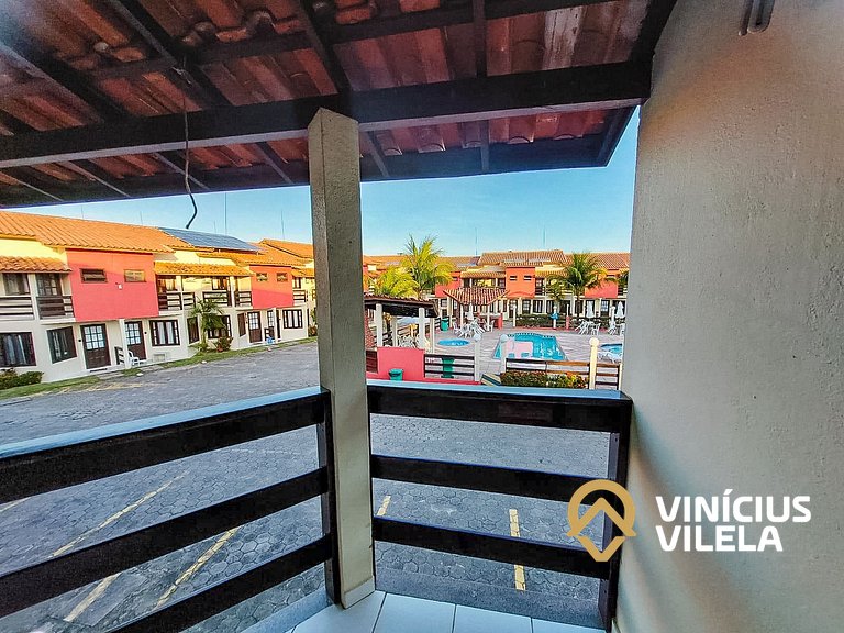 Casa com 2 suítes ambas com ar condicionado e TV, e internet