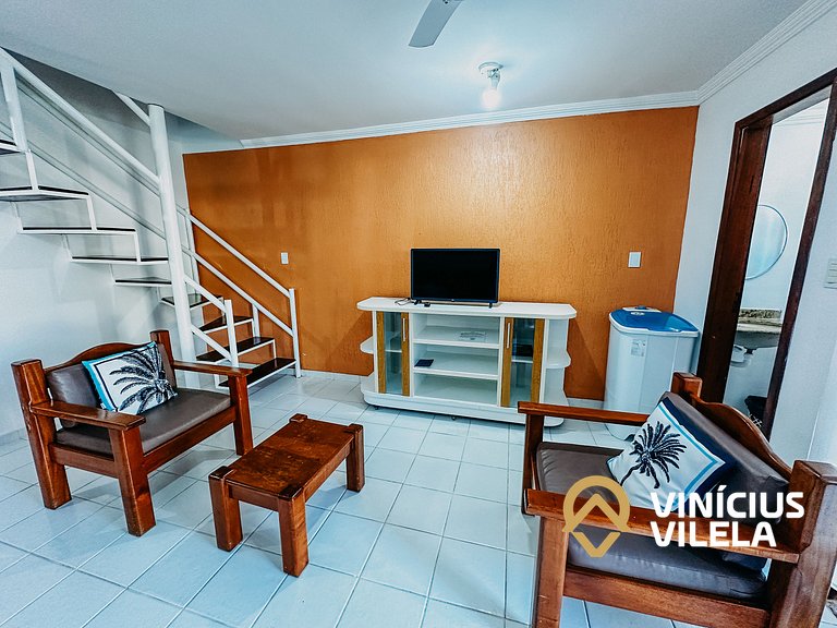 Casa com 3 suítes (todas com ar condicionado), internet 300M