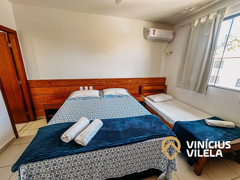 Apartamento pavimento superior com 2 quartos (todos com ar c