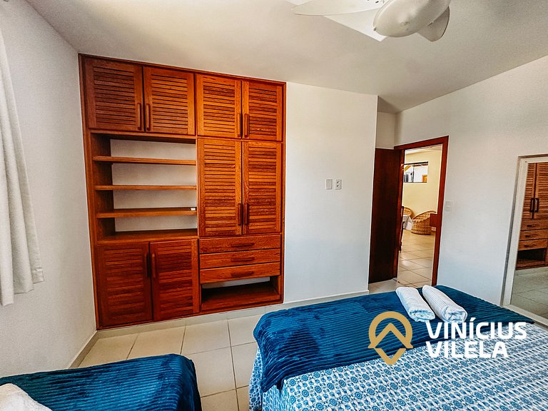 Apartamento pavimento superior com 2 quartos (todos com ar c