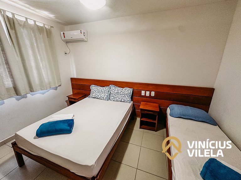Apartamento pavimento superior com 2 quartos (todos com ar c