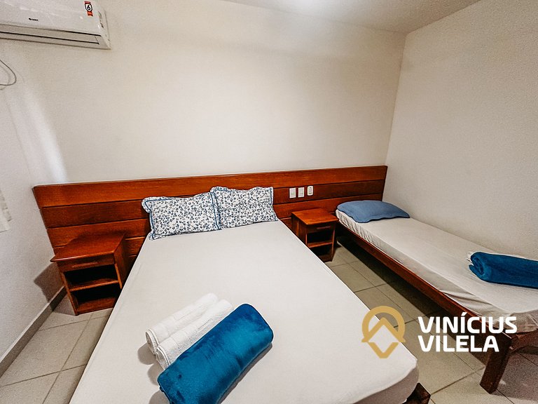 Apartamento pavimento superior com 2 quartos (todos com ar c