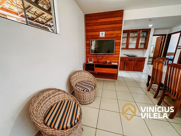 Apartamento pavimento superior com 2 quartos (todos com ar c